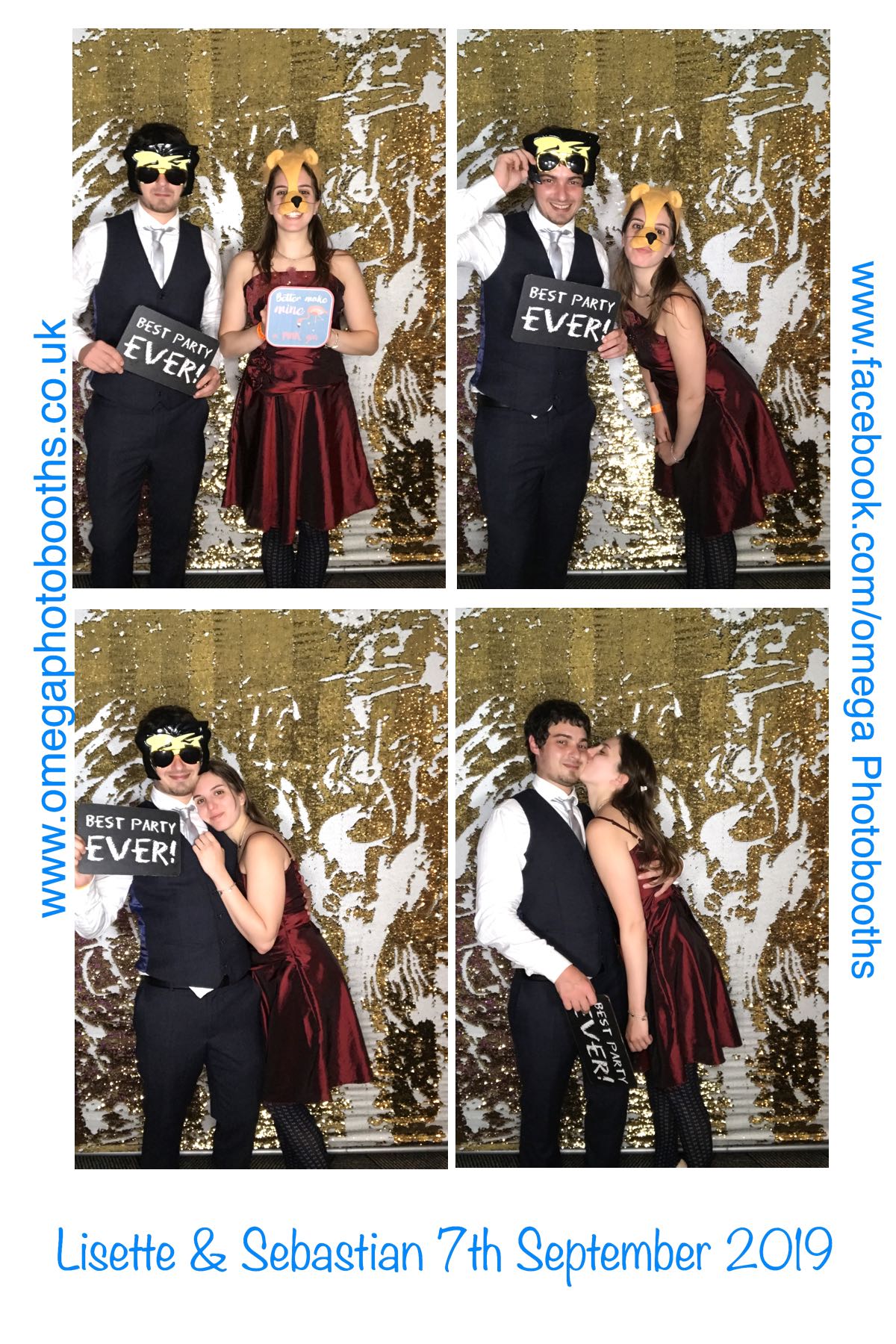 Lisette & Sebastian | View more photos from the event at gallery.omegaphotobooths.co.uk/u/Omega-Photobooths/Lisette-Sebastian